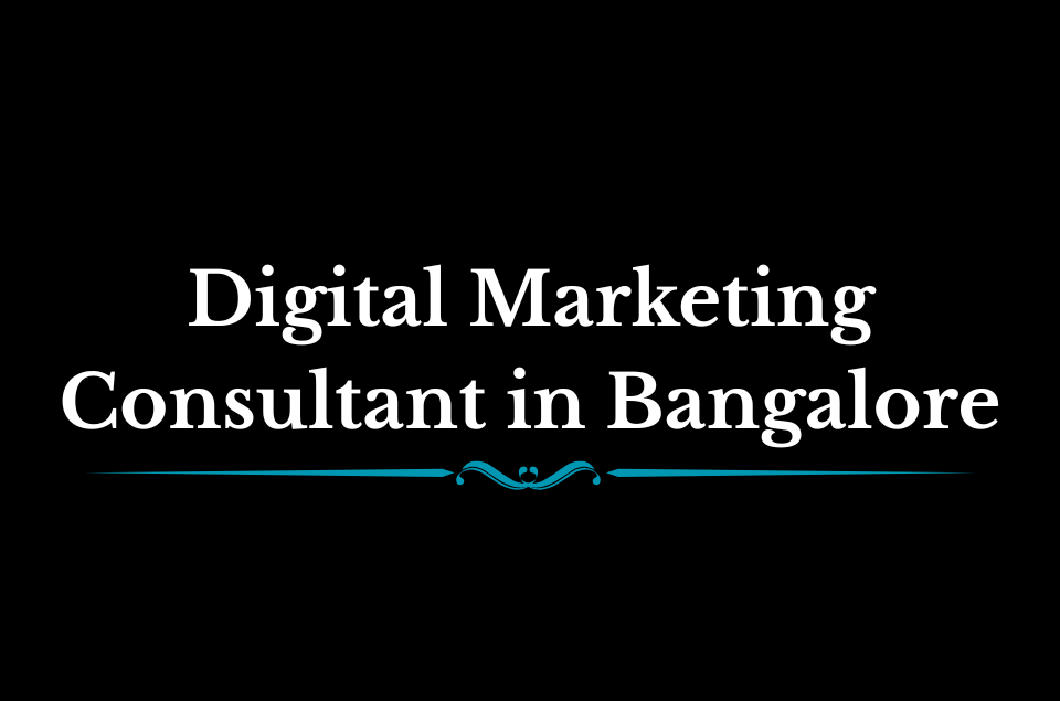 Digital Marketing Consultant in Bangalore